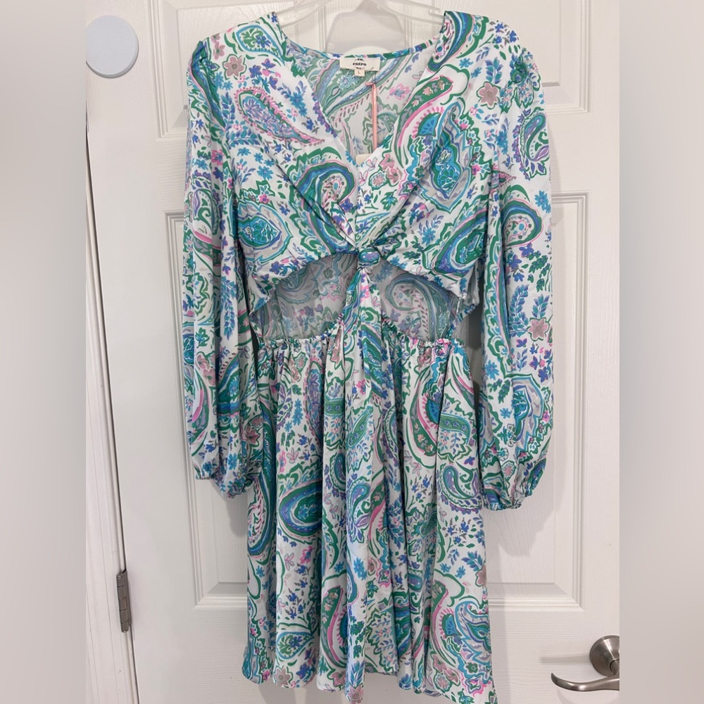 Entro Dress Cut-Outs
